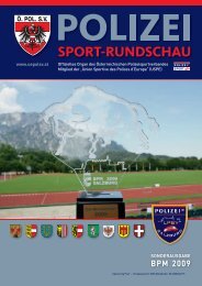 BPM 2009 - Österreichischer Polizeisportverband