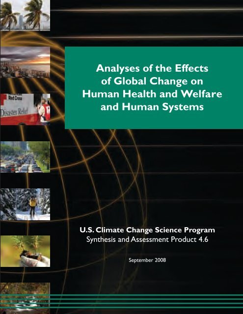 Analyses of the Effects of Global Change on - US Climate Change ...