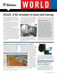 eC225, s-92 simulators to boost pilot training - Bristow Group Inc.