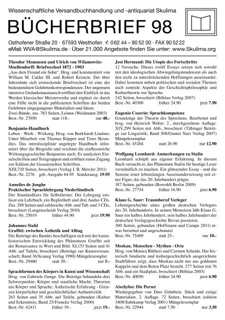 Das Alter von LX: Eine zeitgemäße und semantisch relevante Untersuchung