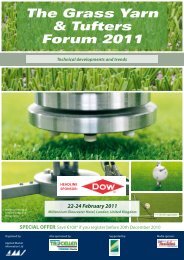 The Grass Yarn & Tufters Forum 2011 - Applied Market Information Ltd