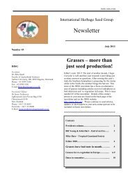 IHSG newsletter 45 July 2011.pdf - International Herbage Seed Group