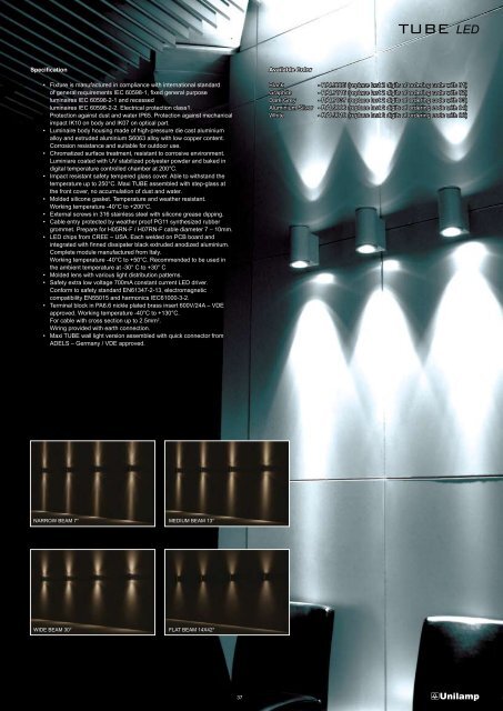 LED LUMINAIRES 2009 - 2010 - Firalux