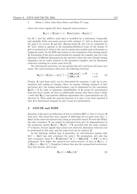 Mathematics in Independent Component Analysis