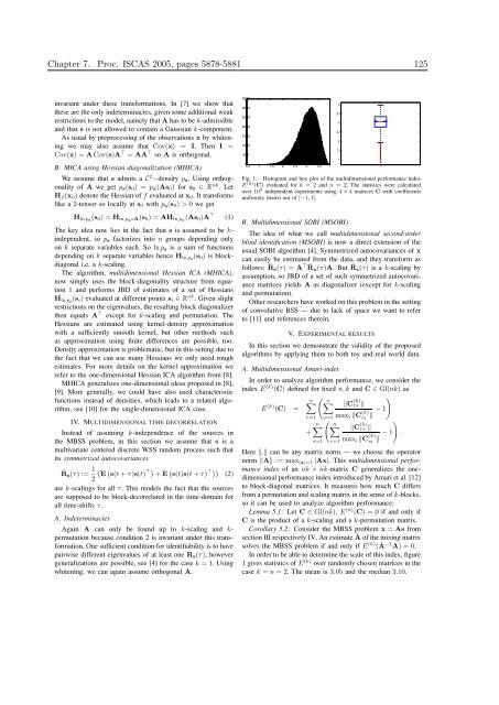Mathematics in Independent Component Analysis