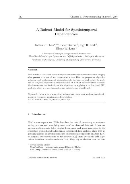 Mathematics in Independent Component Analysis