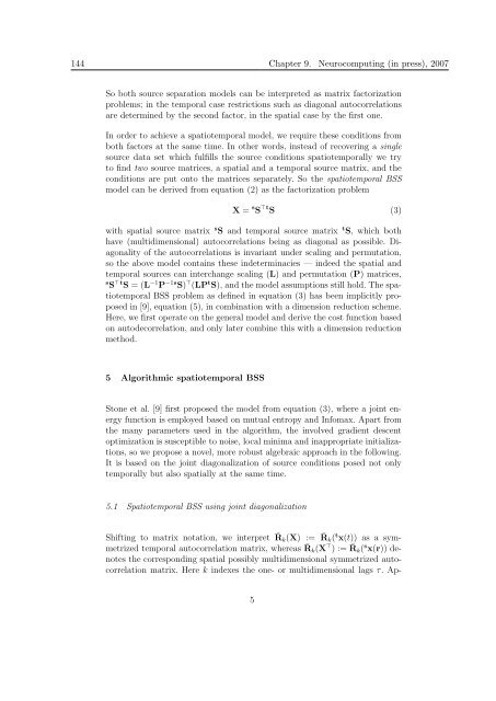 Mathematics in Independent Component Analysis