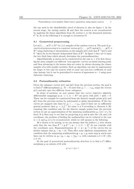 Mathematics in Independent Component Analysis