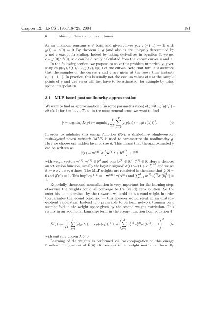 Mathematics in Independent Component Analysis