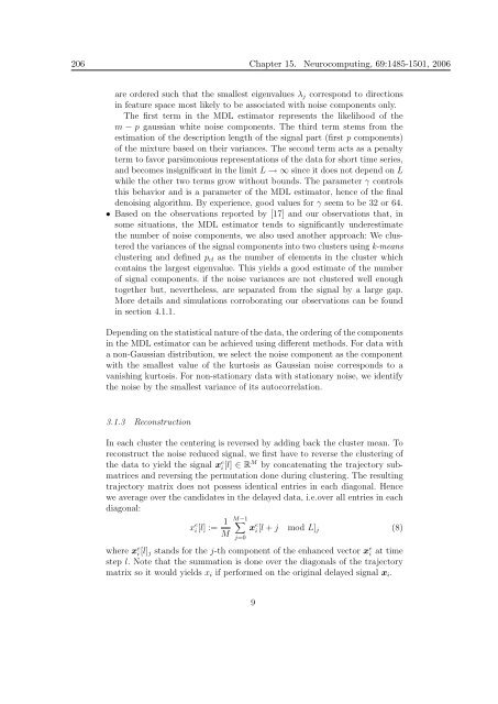 Mathematics in Independent Component Analysis