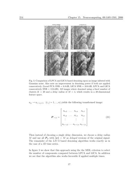 Mathematics in Independent Component Analysis