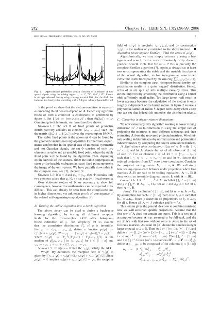 Mathematics in Independent Component Analysis