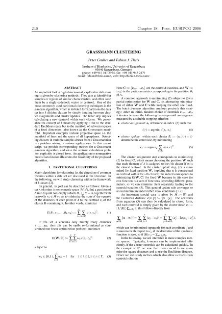 Mathematics in Independent Component Analysis