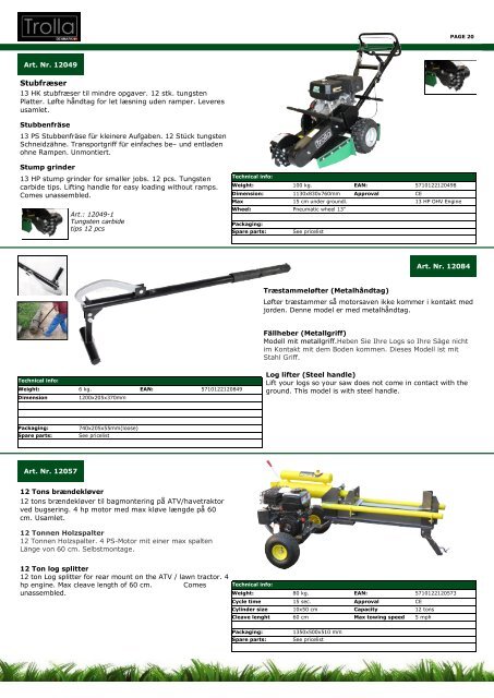 2012 Forhandler Katalog Händler Katalog Dealer ... - Interempresas