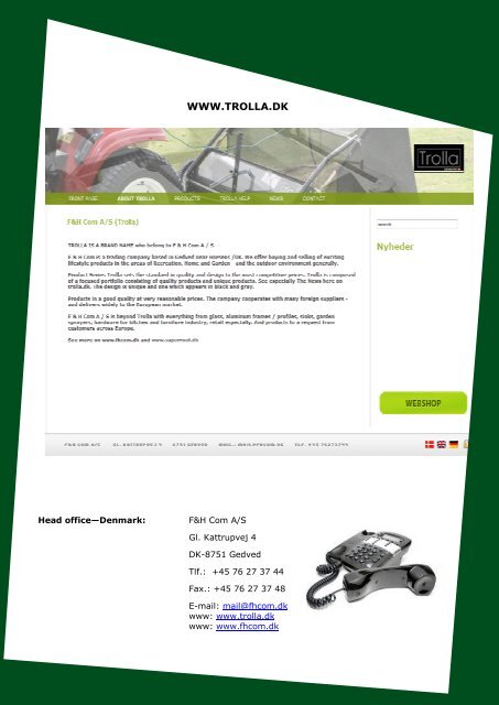 2012 Forhandler Katalog Händler Katalog Dealer ... - Interempresas