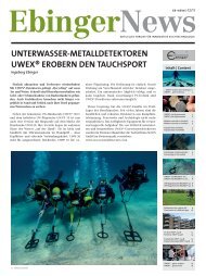 unterwasser-metalldetektoren uwex® erobern den tauchsport - Secon