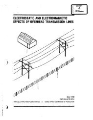 Electrostatic and electromagnetic effects of overhead transmission