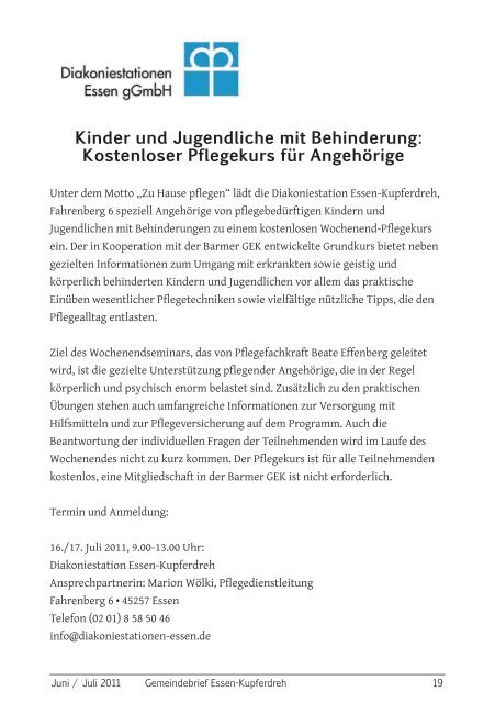 Gemeindebrief Oktober 2009 / Januar 2010 - Evangelische ...