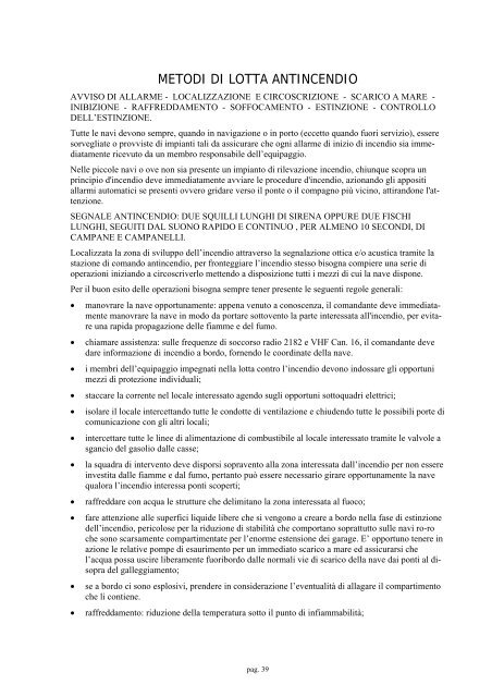 Elektro.it - DPR 554/99 - Associazione Armatori da Pesca di Molfetta