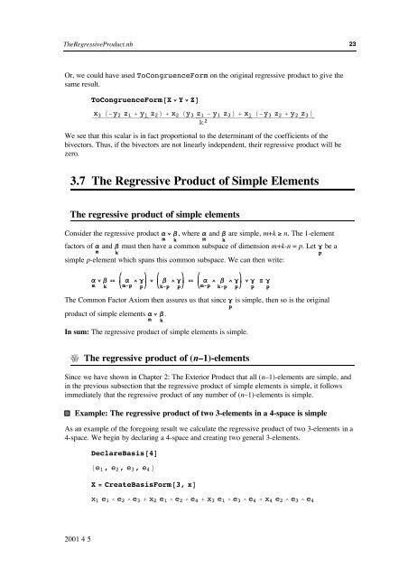 Grassmann Algebra