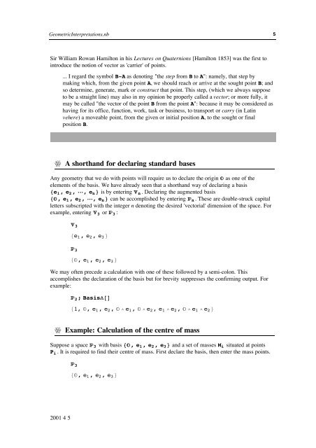 Grassmann Algebra