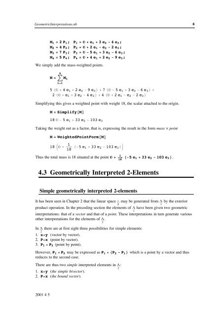 Grassmann Algebra