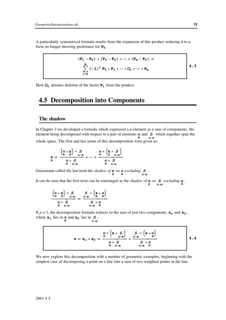 Grassmann Algebra