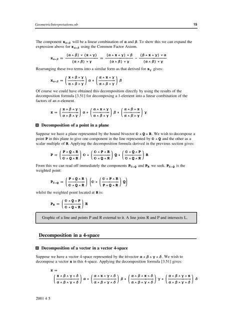 Grassmann Algebra