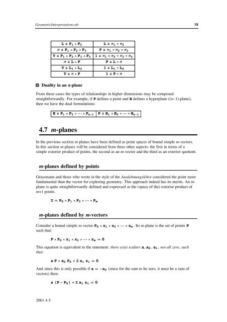 Grassmann Algebra