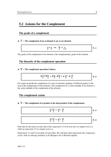 Grassmann Algebra