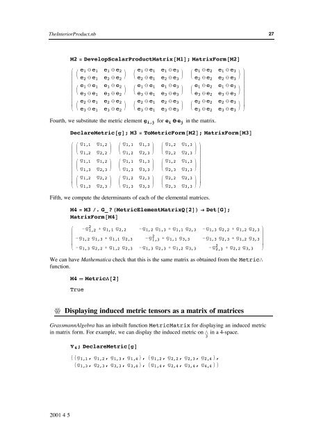 Grassmann Algebra