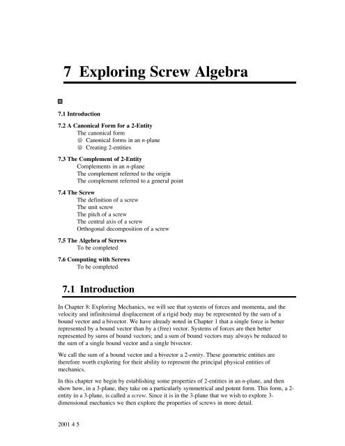 Grassmann Algebra