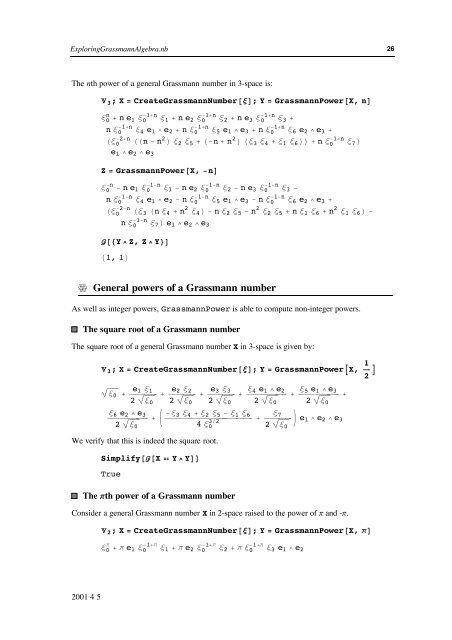 Grassmann Algebra