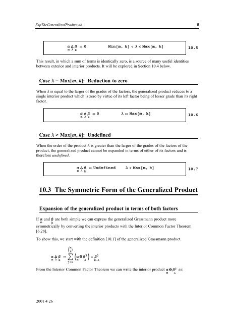 Grassmann Algebra