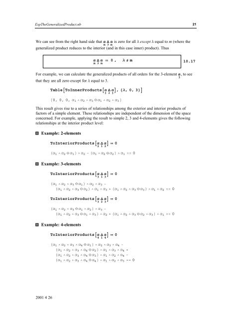 Grassmann Algebra