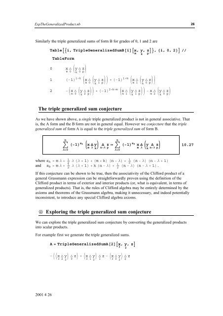 Grassmann Algebra