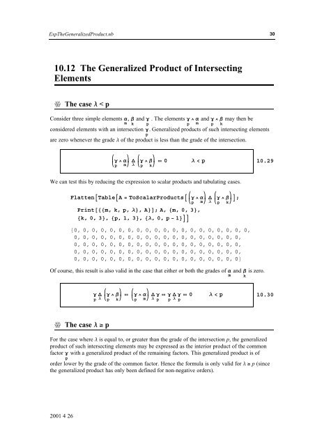 Grassmann Algebra