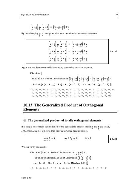 Grassmann Algebra