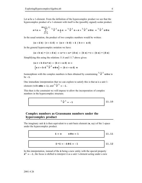 Grassmann Algebra