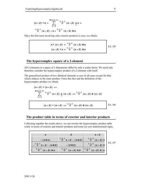 Grassmann Algebra