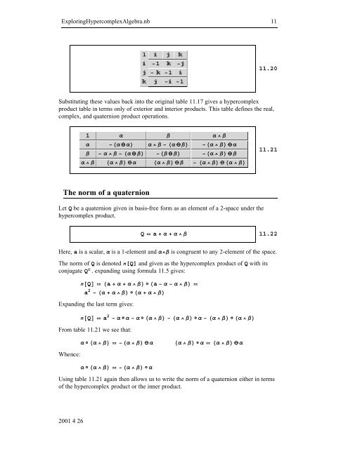 Grassmann Algebra