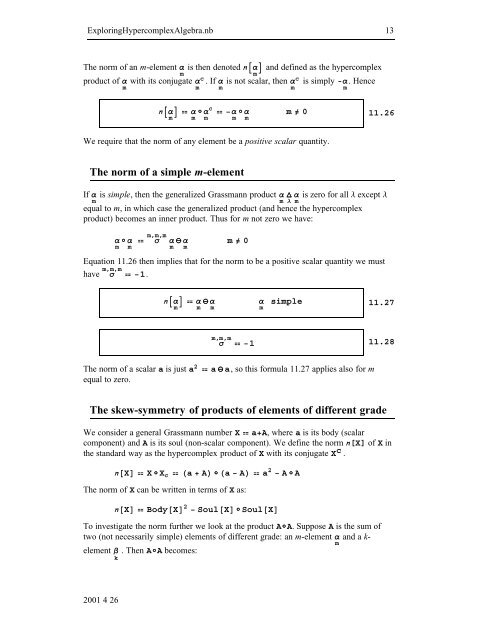 Grassmann Algebra