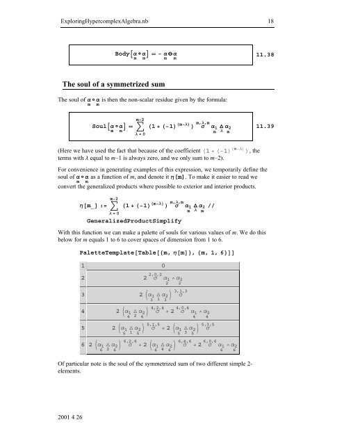 Grassmann Algebra