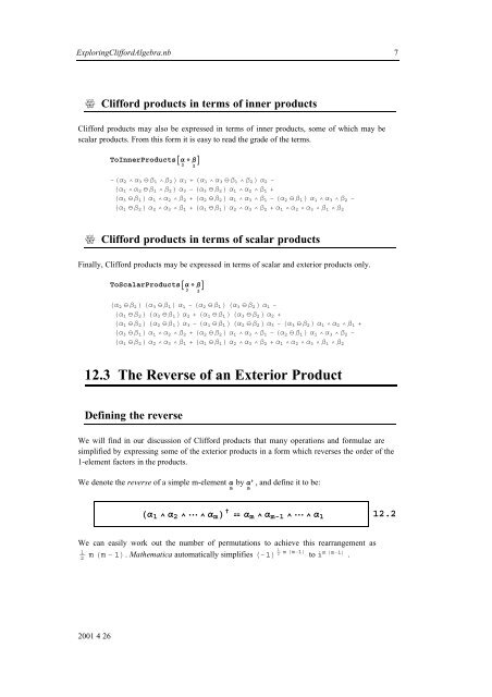 Grassmann Algebra