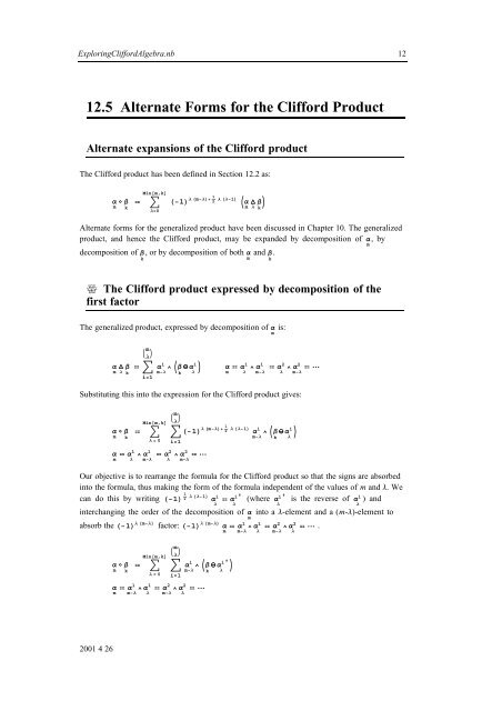 Grassmann Algebra