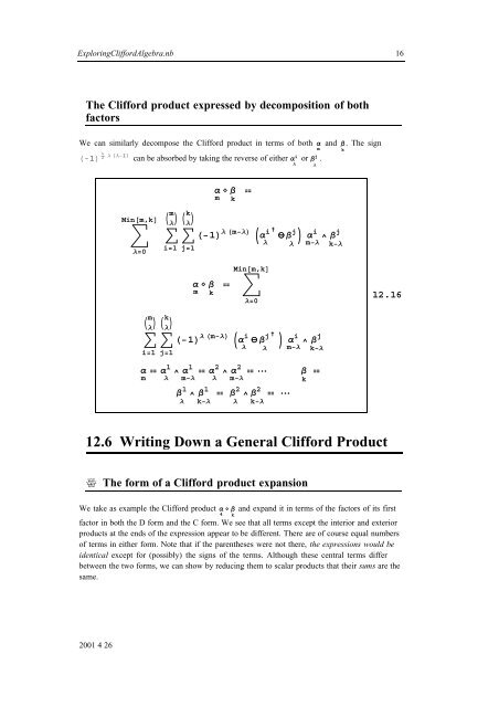 Grassmann Algebra