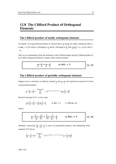 Grassmann Algebra