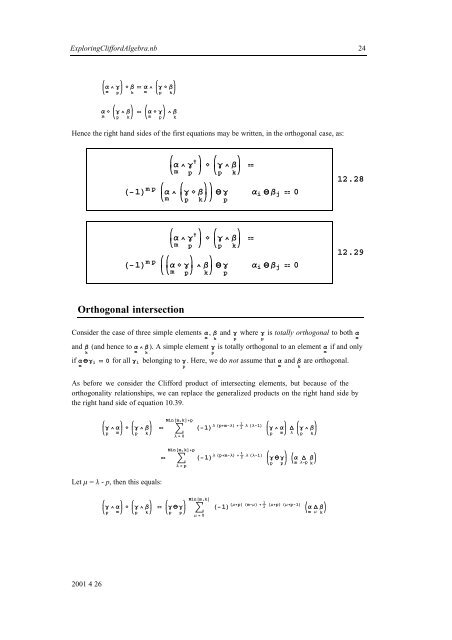 Grassmann Algebra