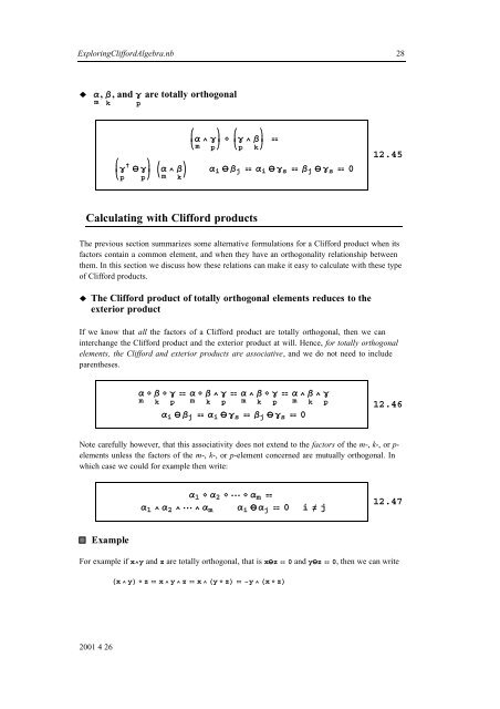 Grassmann Algebra