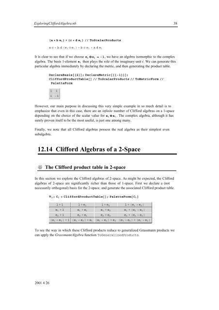 Grassmann Algebra